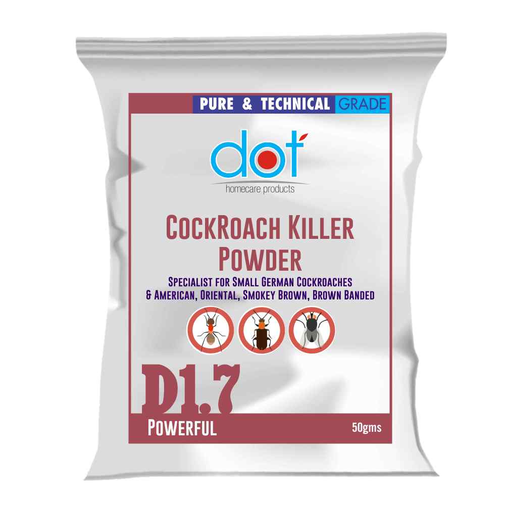 DOT Cockroach Repellent - CR- Pack of 1, 50grams
